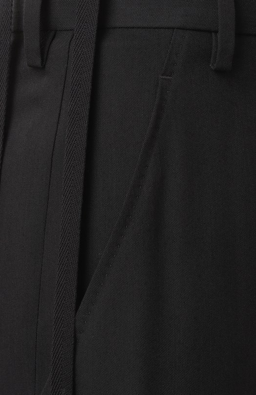 Брюки из вискозы и шерсти Ann Demeulemeester B0010304/FA556 Чёрный  B0010304/FA556 Фото 6