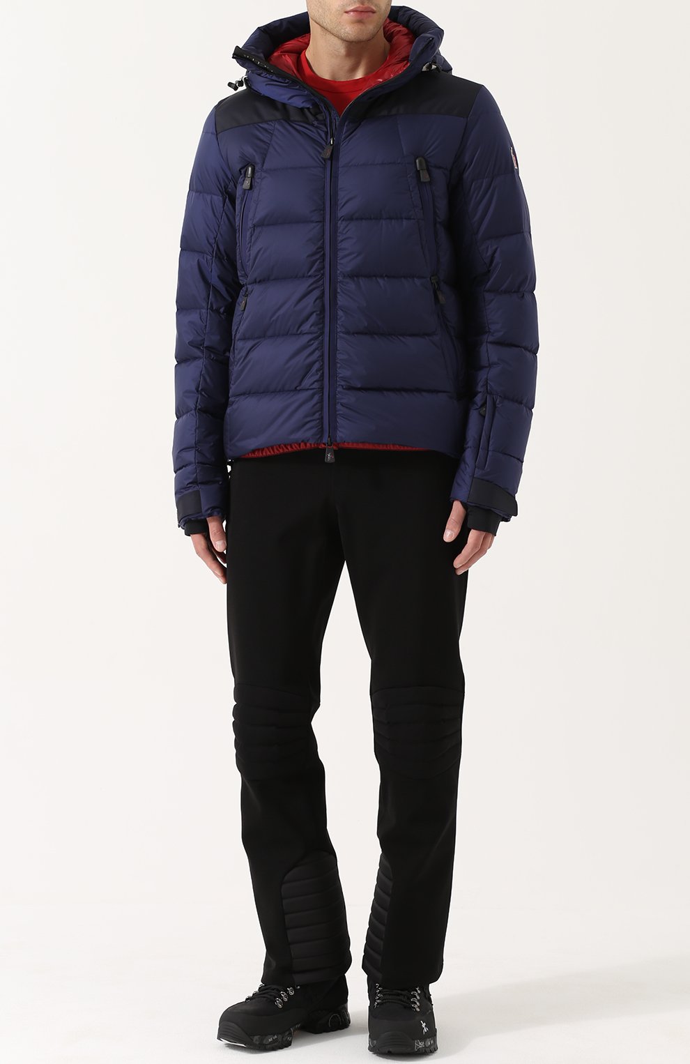 Стеганый пуховик на молнии с капюшоном MONCLER, арт. C2-097-41813-85-53864, фото 2