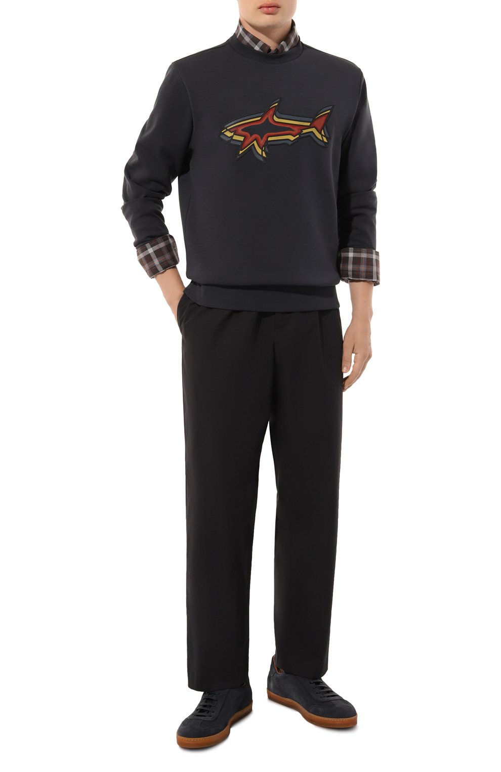 Хлопковый свитшот PAUL&SHARK, арт. 14311850, фото 2