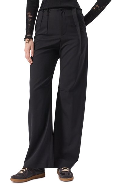 Шерстяные брюки MM6, арт. S52KA0517/M35080, фото 3