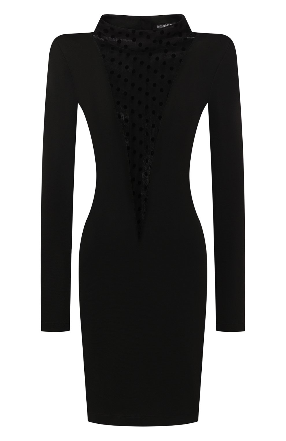 Платье BALMAIN черного цвета по цене 214500 руб., арт. SF06679/X279, фото 1 Платье BALMAIN, арт. SF06679/X279, фото 1