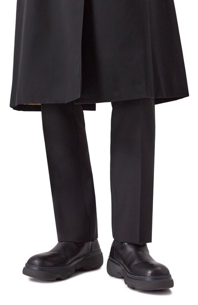 Кожаные челси creeper BURBERRY, арт. 8076670, фото 3