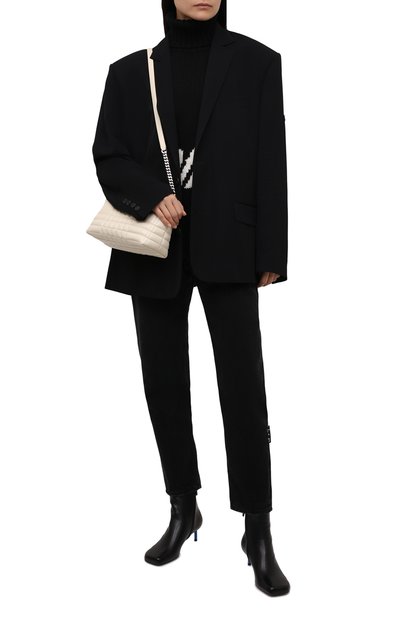 Кожаные ботильоны OFF-WHITE, арт. 0WID011F21LEA0011000, фото 2