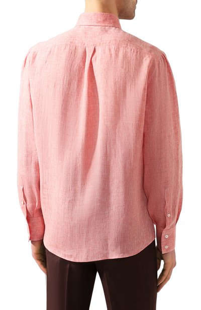 Льняная рубашка BRUNELLO CUCINELLI, арт. MB6080038, фото 4