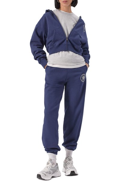 Хлопковые джоггеры sporty & rich x le bristol paris SPORTY AND RICH, арт. PA036517618BL32, фото 2