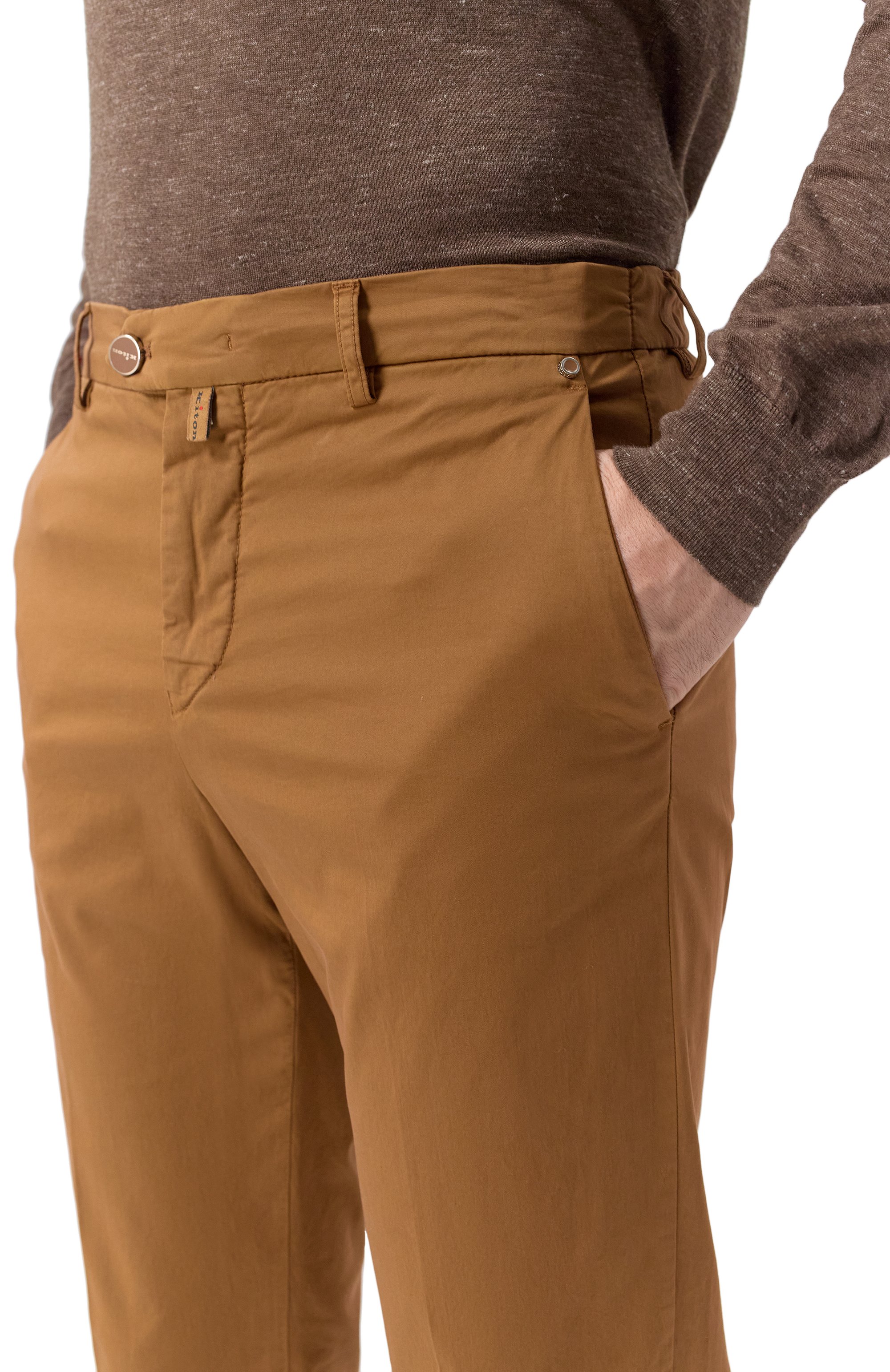 Хлопковые брюки KITON, арт. UFPPEK0600F07, фото 5