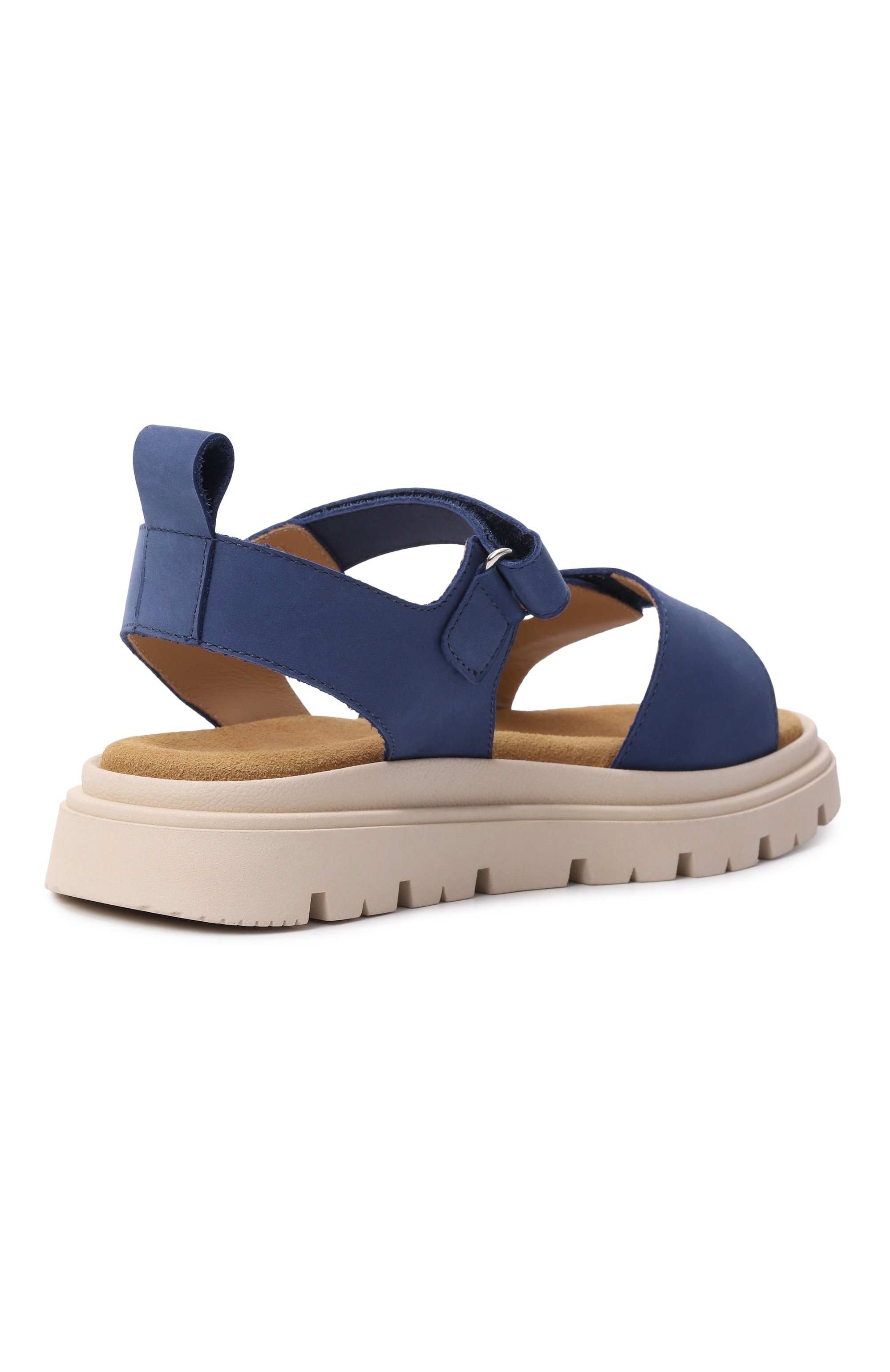 Кожаные сандалии MONTELPARE TRADITION синего цвета по цене 21350 руб., арт. MT16057/VAR2_002, фото 3 Кожаные сандалии MONTELPARE TRADITION, арт. MT16057/VAR2_002, фото 3