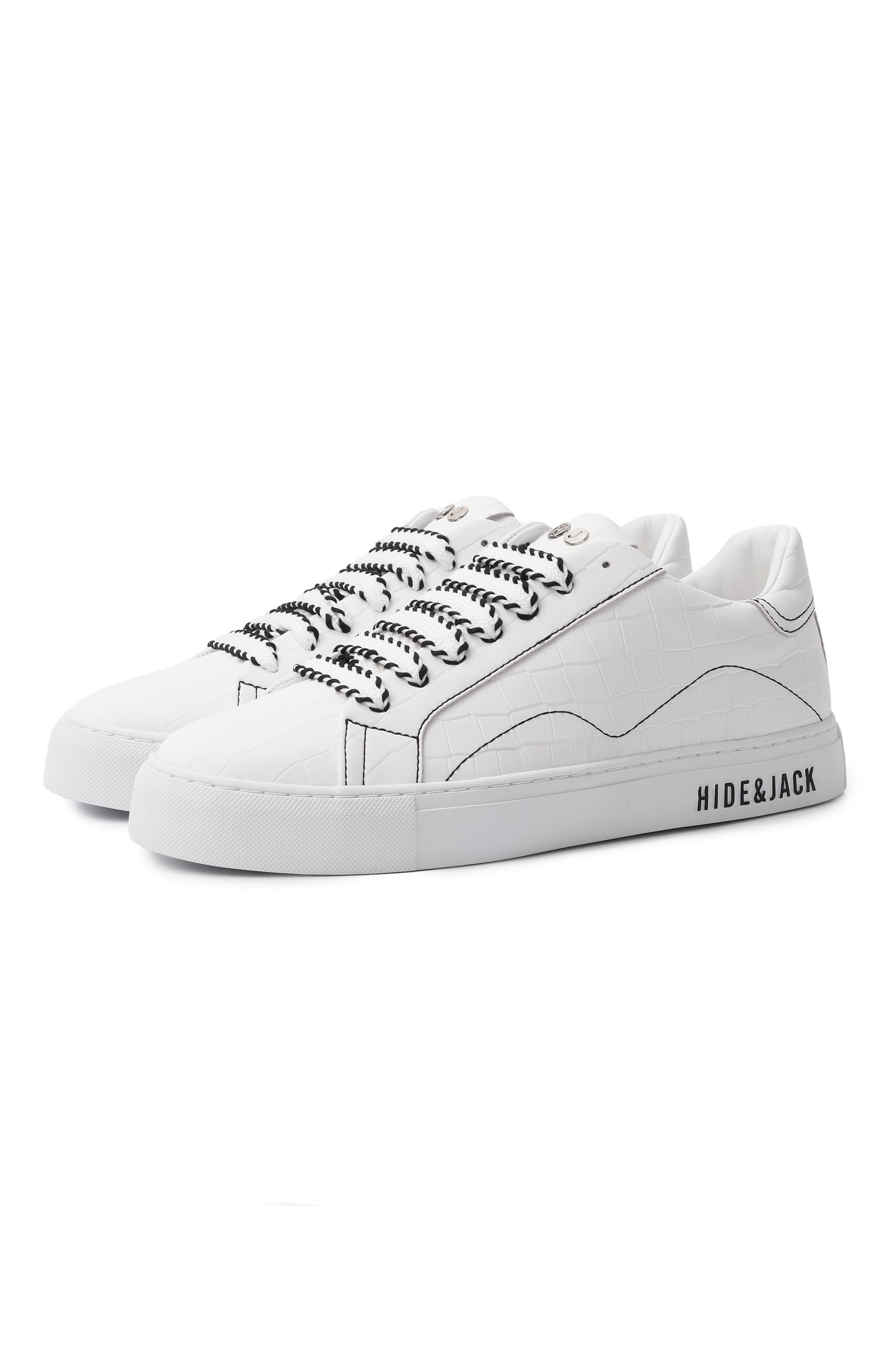 Кожаные кеды essence HIDE AND JACK, арт. ET0SLWHTWHT-STC, фото 1