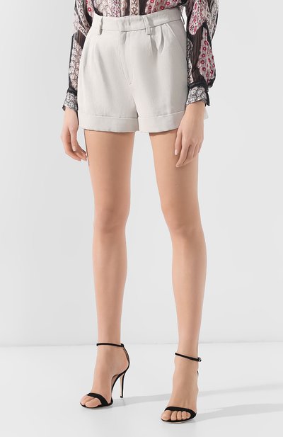 Шорты из смеси хлопка и льна ISABEL MARANT, арт. SH0206-19P011I/KAB, фото 3