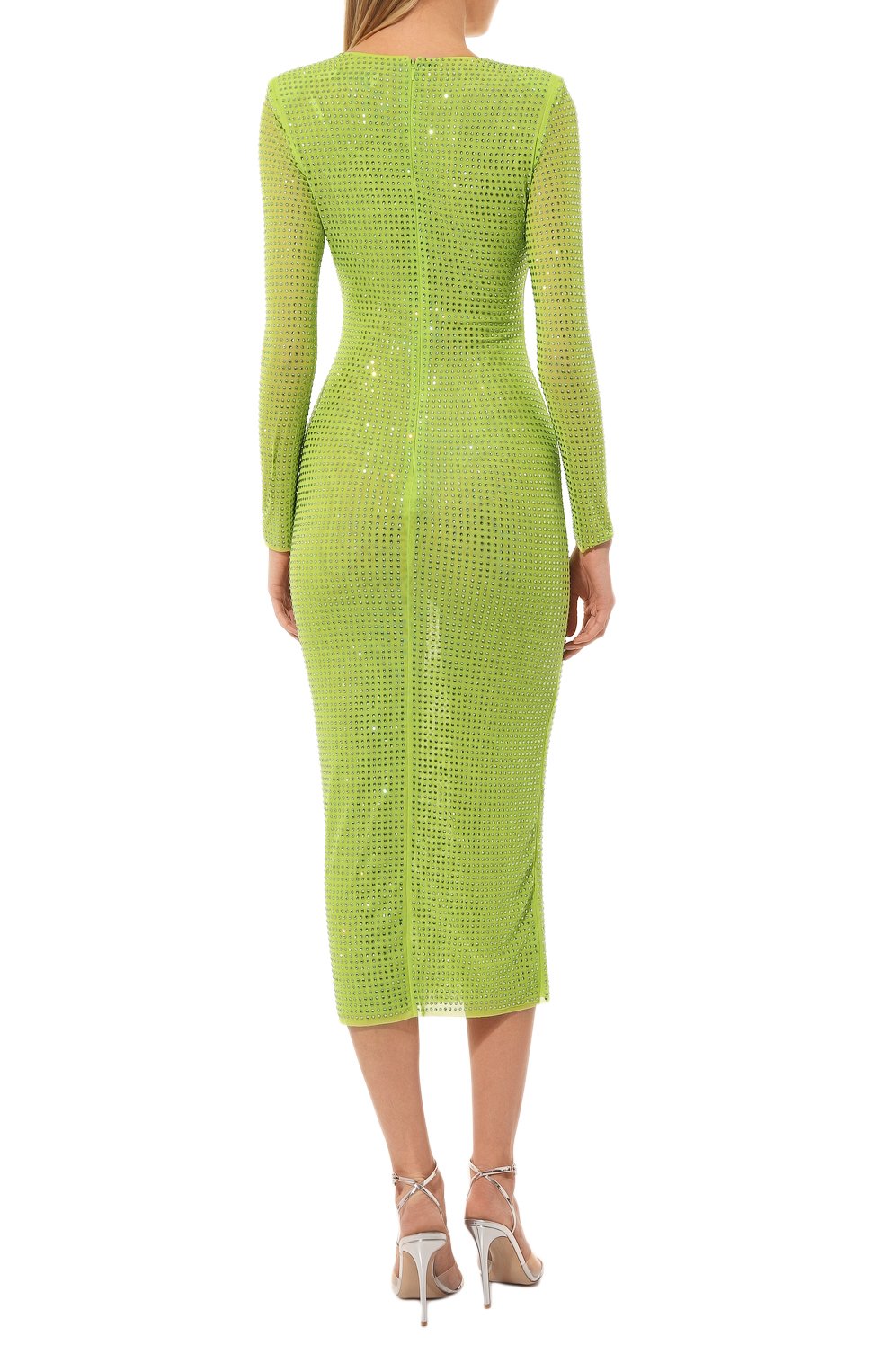 Платье с отделкой стразами SELF-PORTRAIT, арт. RS23-104M-G, фото 4