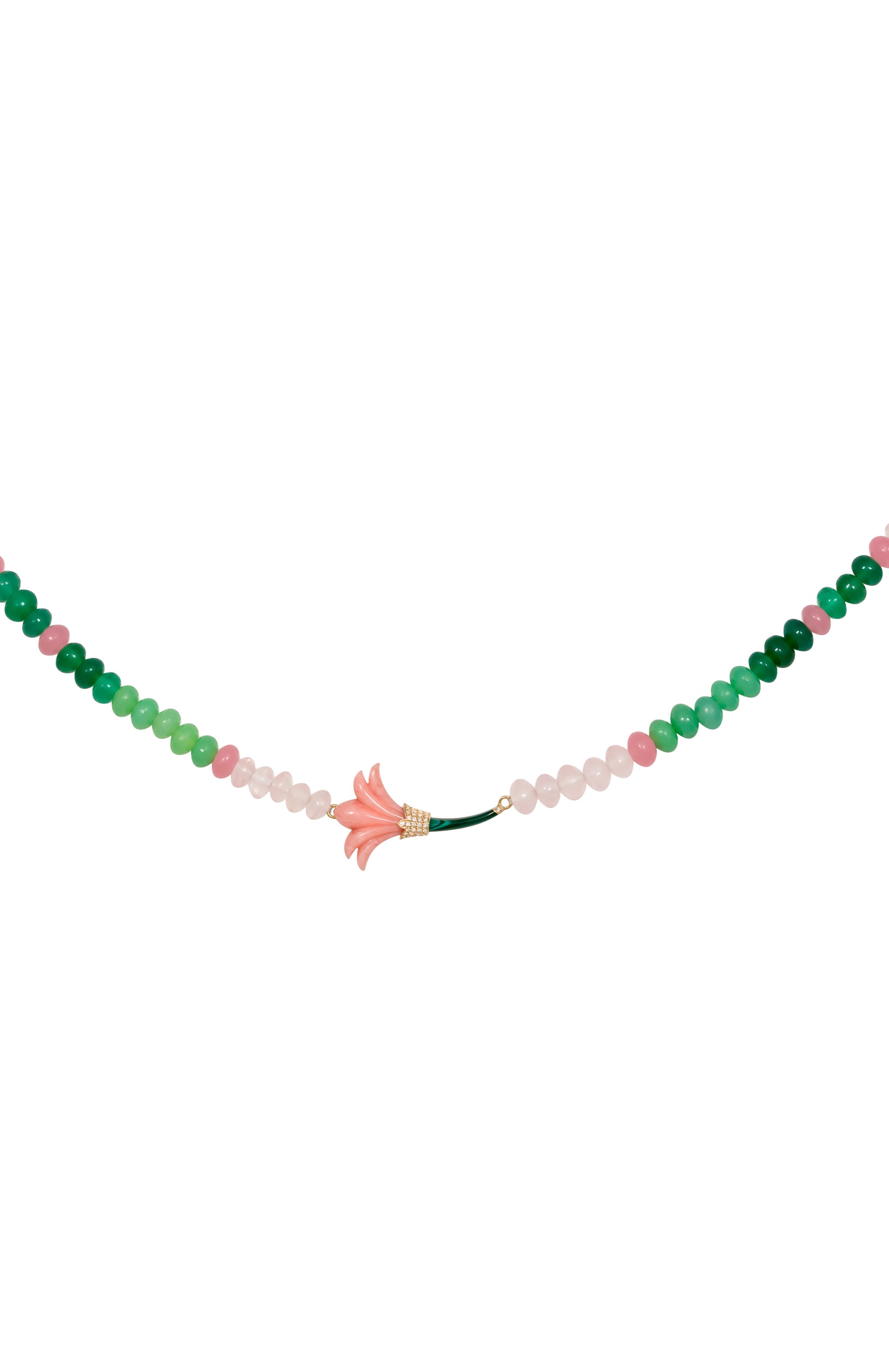 Колье L'ATELIER NAWBAR бесцветного цвета по цене 299000 руб., арт. N301MPC, фото 1 Колье L'ATELIER NAWBAR, арт. N301MPC, фото 1