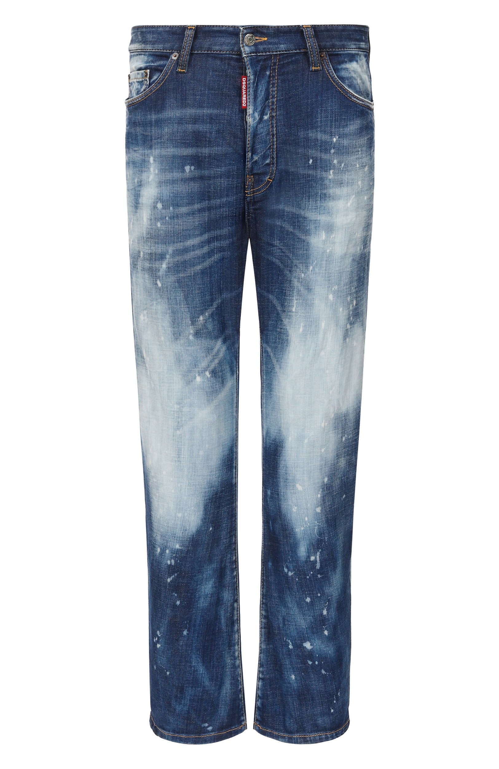 Джинсы bro DSQUARED2 синего цвета по цене 78700 руб., арт. S71LB1763/D30010, фото 1 Джинсы bro DSQUARED2, арт. S71LB1763/D30010, фото 1