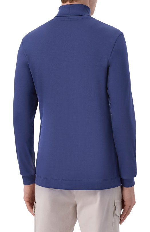 Хлопковая водолазка Van Laack VL-PELIN01-XX/180031 Синий  VL-PELIN01-XX/180031 Фото 4