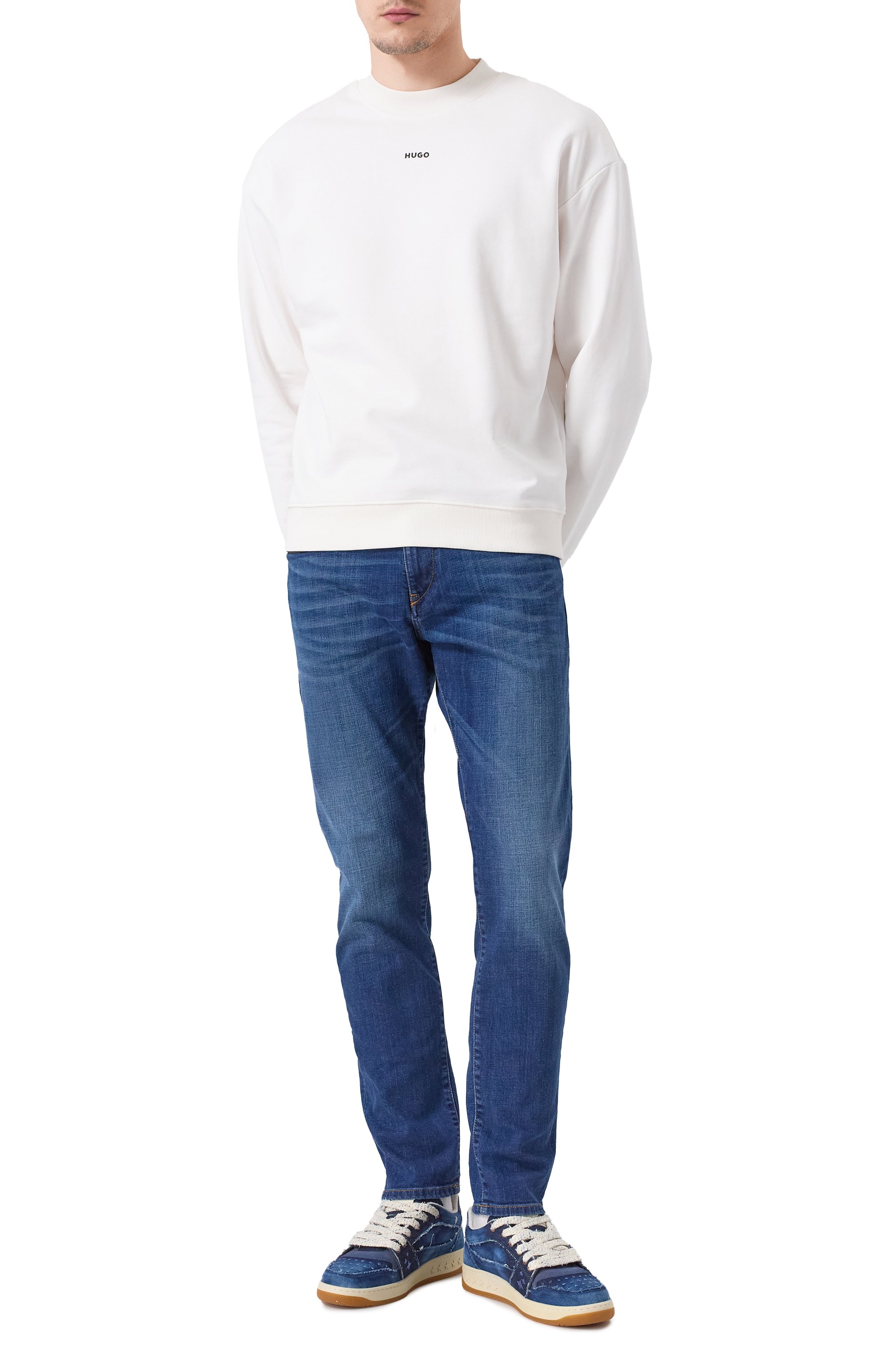 Хлопковый свитшот HUGO, арт. 50525892, фото 2