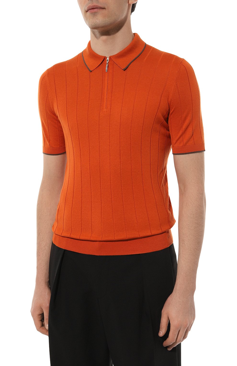 Шелковое поло GRAN SASSO, арт. 43128/23510, фото 3