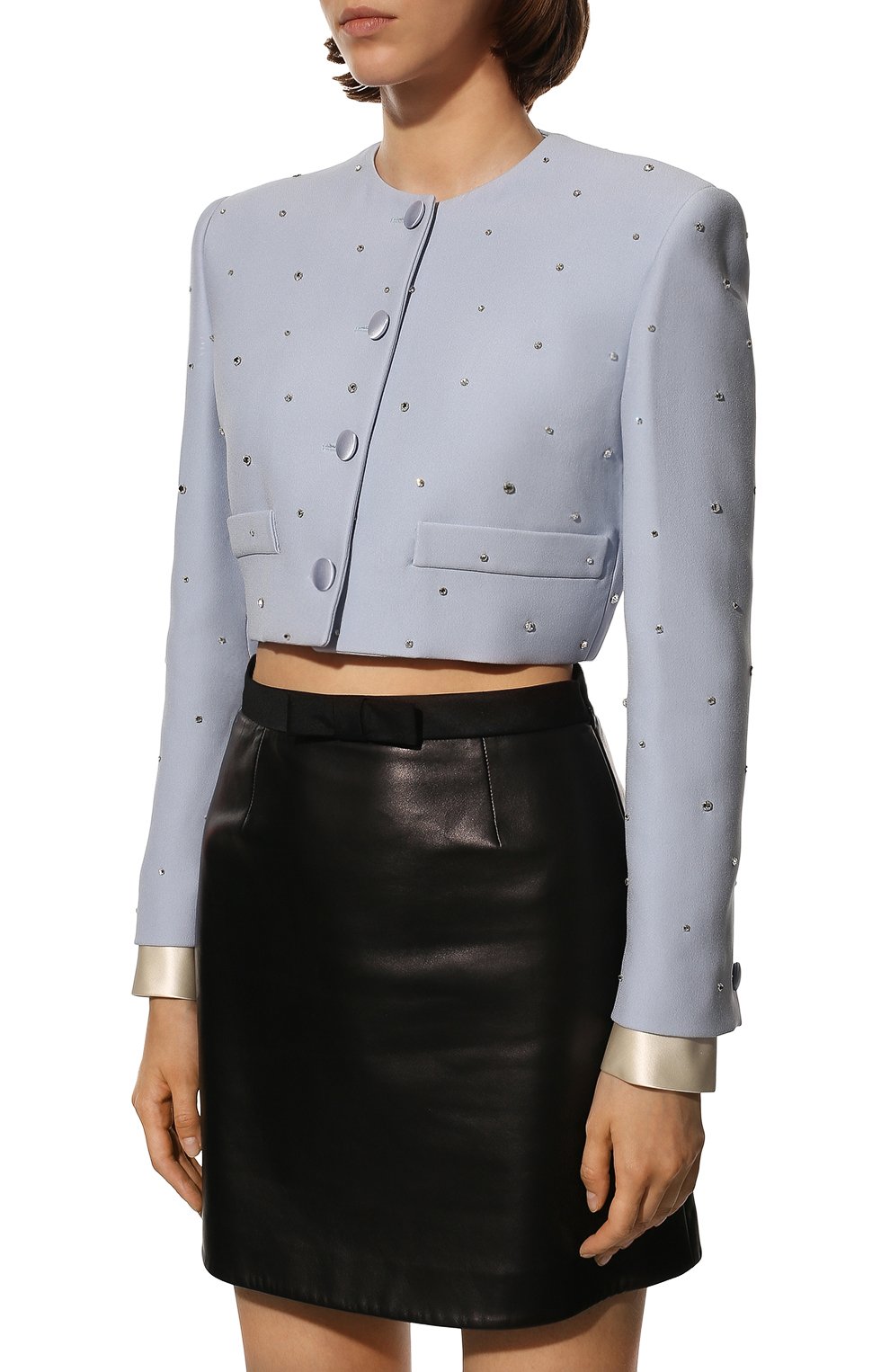 Жакет из вискозы MIU MIU, арт. MH1648-1YEG-F0M10, фото 3