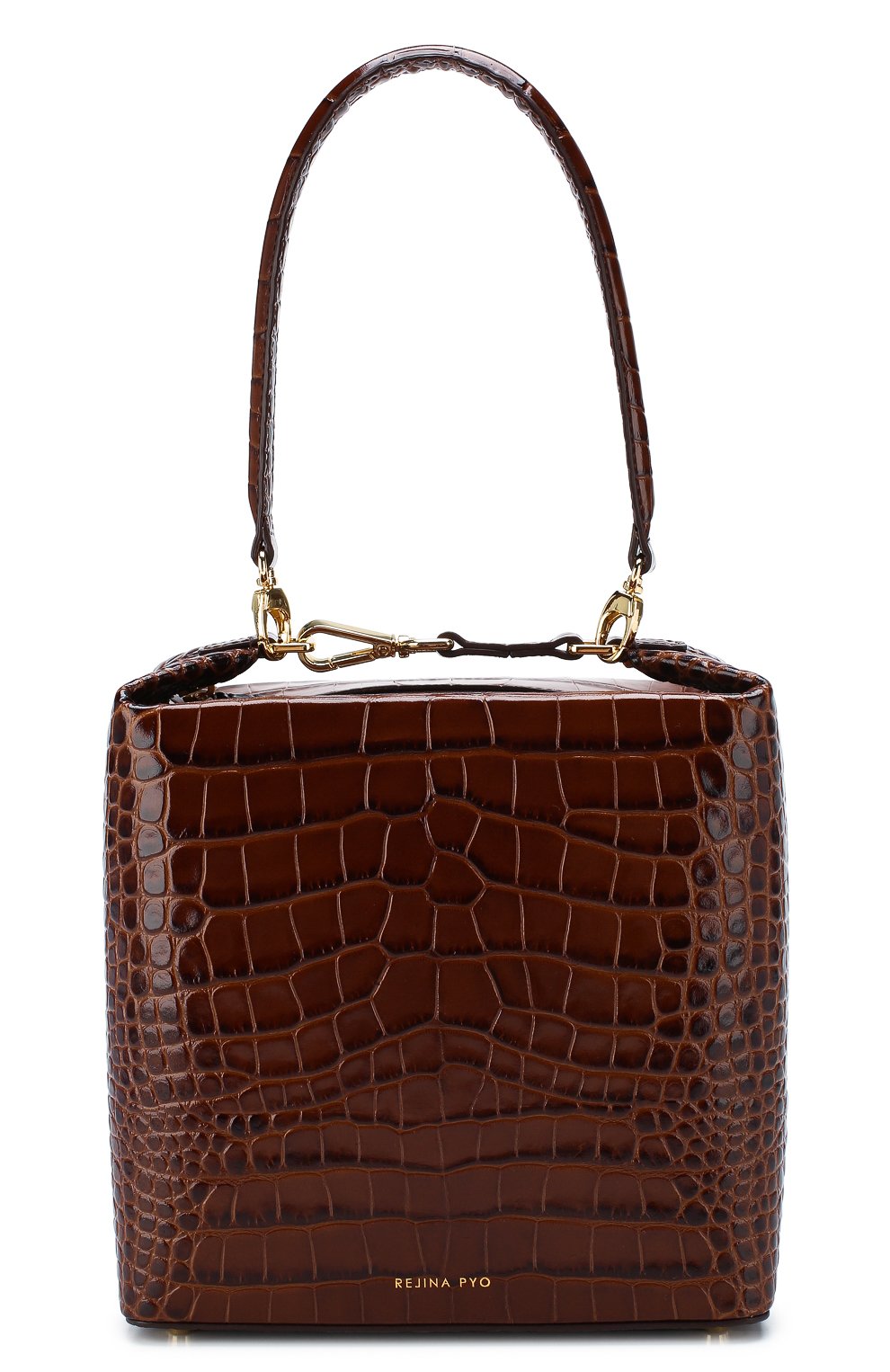 Сумка lucie REJINA PYO коричневого цвета по цене 75950 руб., арт. B43/LEATHER EMB0SS CR0C, фото 1 Сумка lucie REJINA PYO, арт. B43/LEATHER EMB0SS CR0C, фото 1