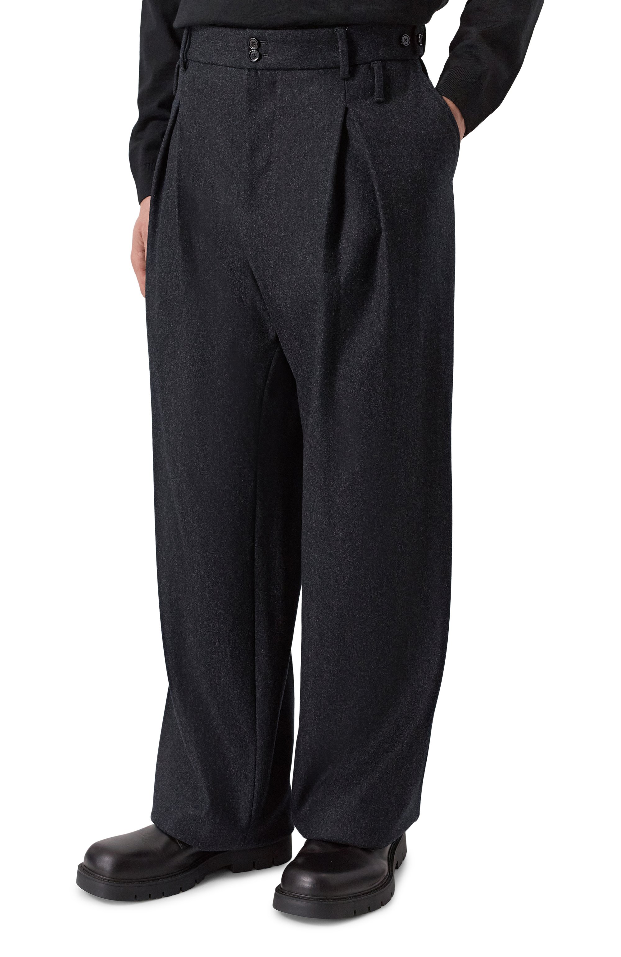 Шерстяные брюки DOLCE & GABBANA, арт. GP17ZT/HU2A8, фото 3