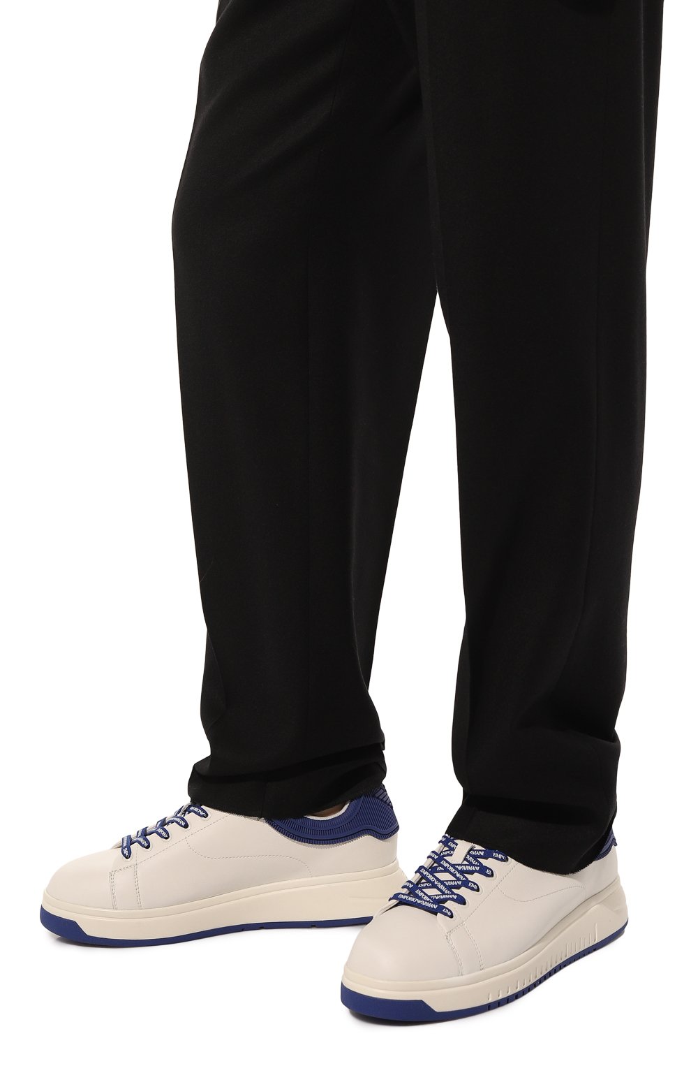 Кожаные кеды EMPORIO ARMANI, арт. X4X264/XN001, фото 3