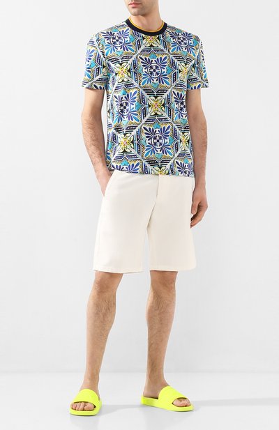 Хлопковая футболка DOLCE & GABBANA, арт. G8KD0T/HS7B4, фото 2