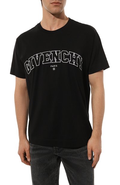 Хлопковая футболка GIVENCHY, арт. BM71CW3Y6B, фото 3
