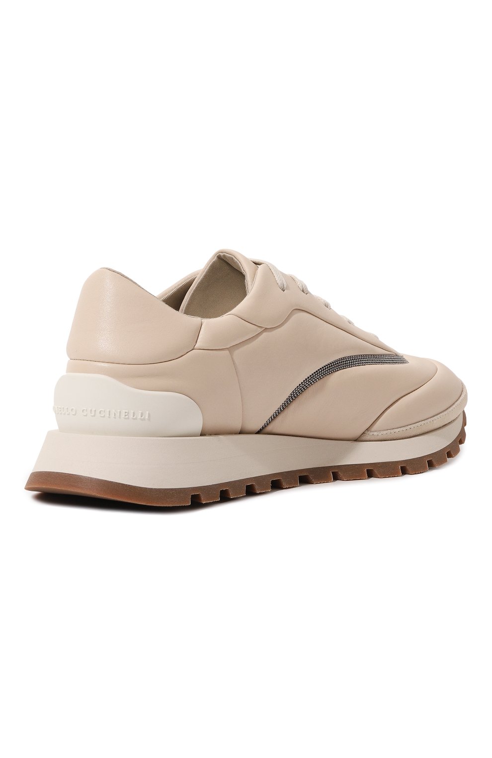 Кожаные кроссовки BRUNELLO CUCINELLI, арт. MZSKG2781P, фото 5