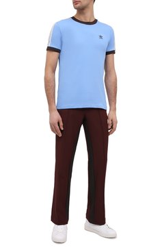 Мужская футболка adidas originals x wales bonner ADIDAS ORIGINALS голубого цвета, арт. GQ9382 | Фото 2 (Стили: Спорт-шик; Материал внешний: Хлопок, Синтетический материал; Принт: Без принта; Кросс-КТ: Спорт, Джерси; Рукава: Короткие; Длина (для топов): Стандартные; Мужское Кросс-КТ: Футболка-одежда)
