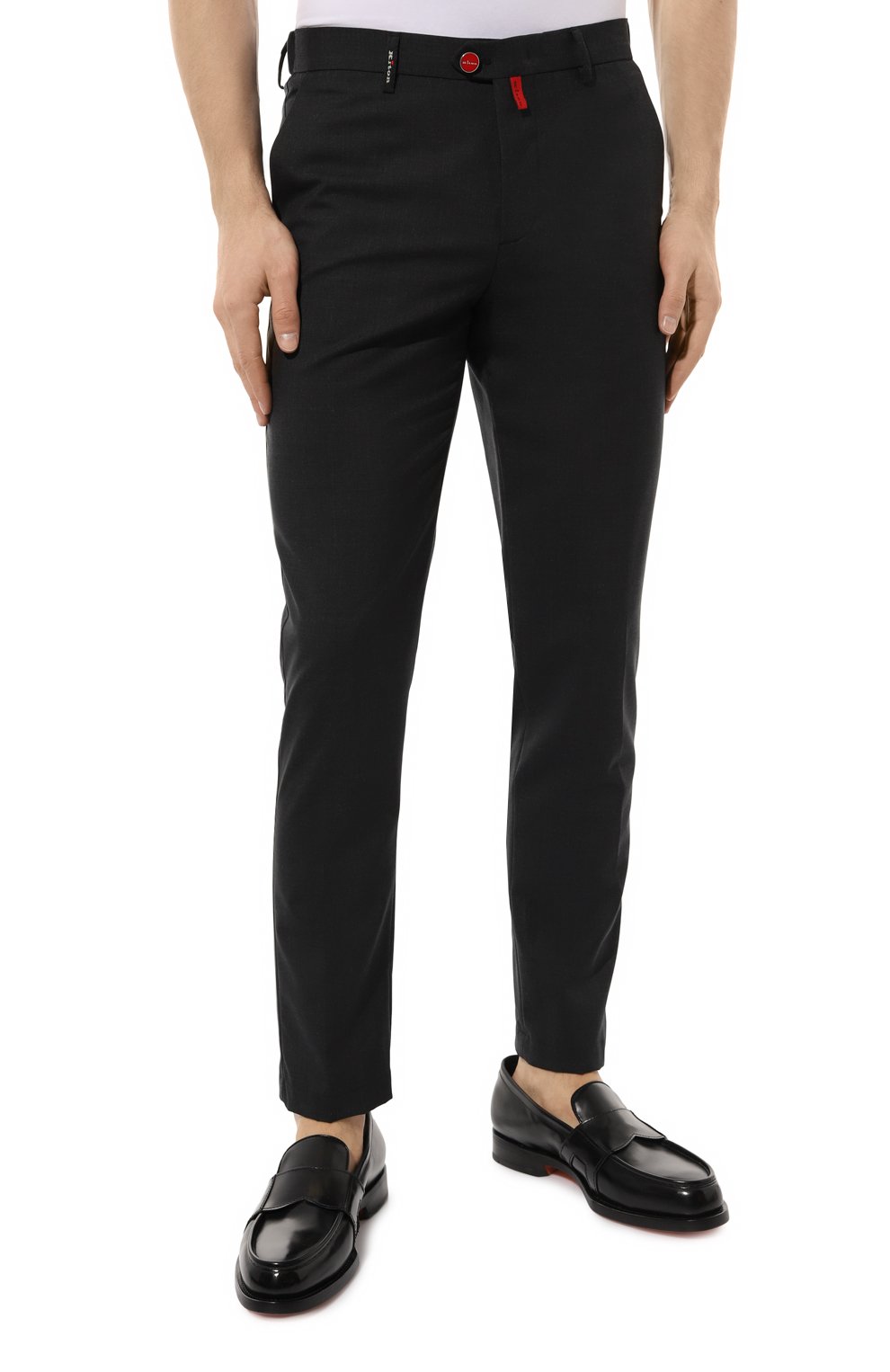 Шерстяные брюки KITON, арт. UFPPEK03711, фото 3