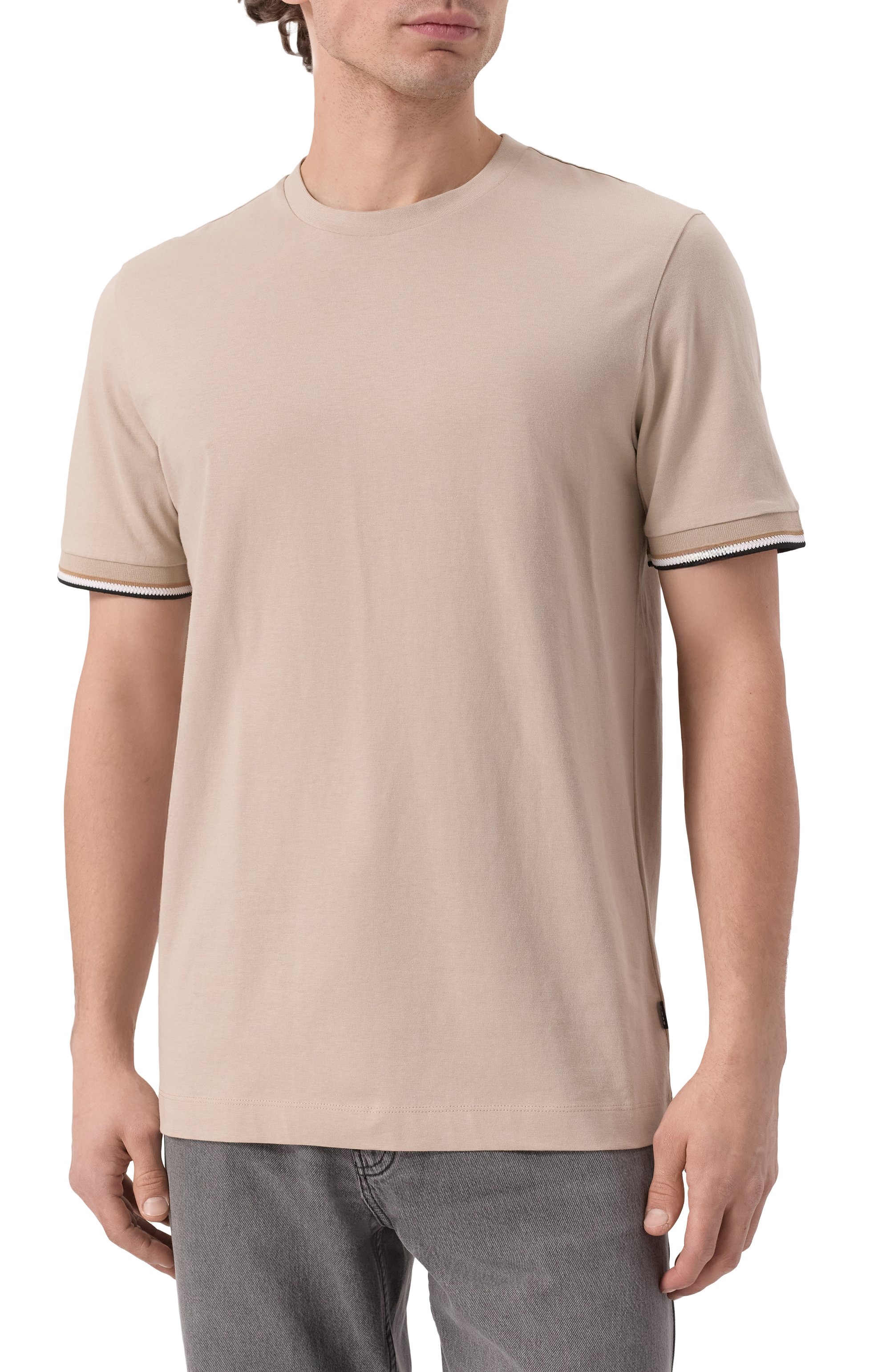 Хлопковая футболка BOSS, арт. 50501097, фото 3