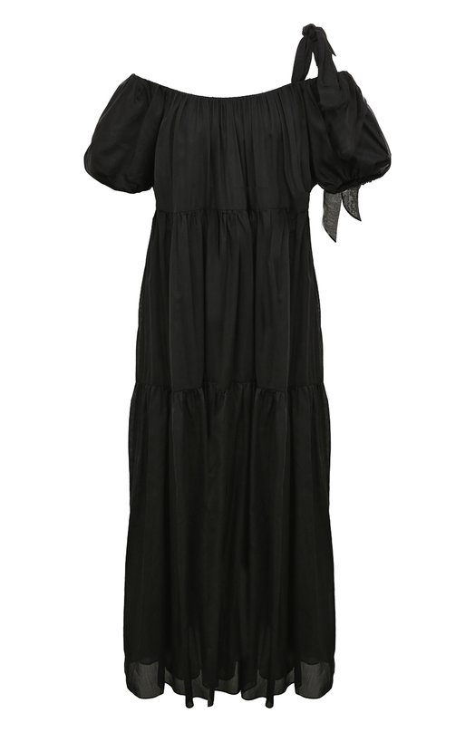 Платье из хлопка и шелка More Noir 38350₽