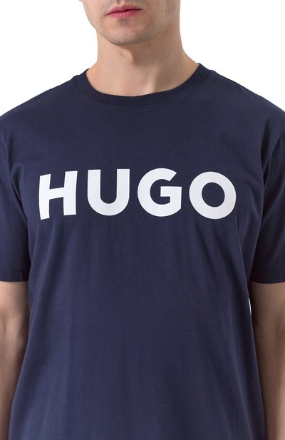 Хлопковая футболка HUGO, арт. 50467556, фото 5