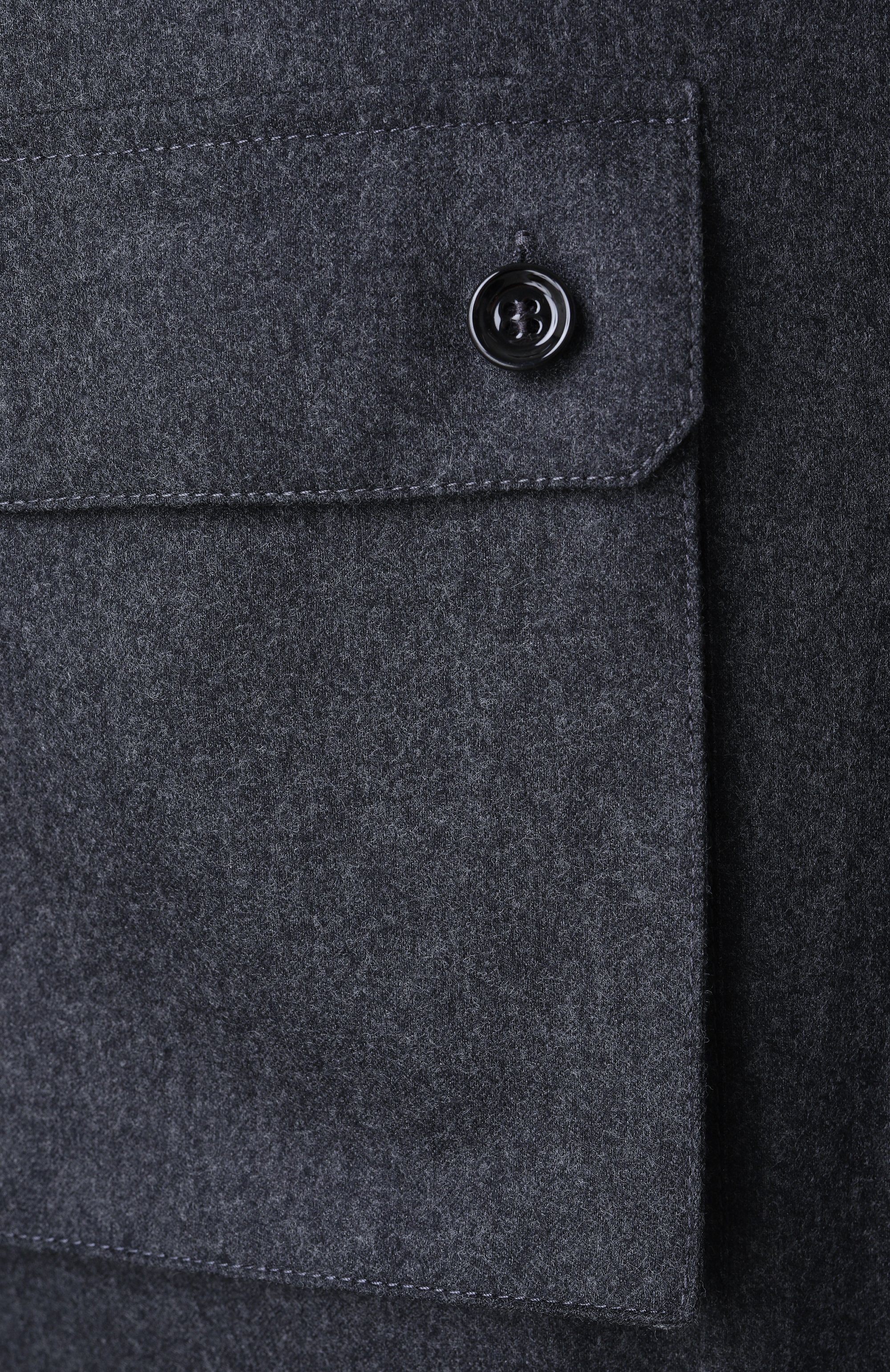 Шерстяная рубашка DOLCE & GABBANA темно-серого цвета по цене 141500 руб., арт. G5MD1T/FU21Q, фото 6 Шерстяная рубашка DOLCE & GABBANA, арт. G5MD1T/FU21Q, фото 6