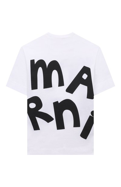 Хлопковая футболка MARNI, арт. M00456-M00H7, фото 2