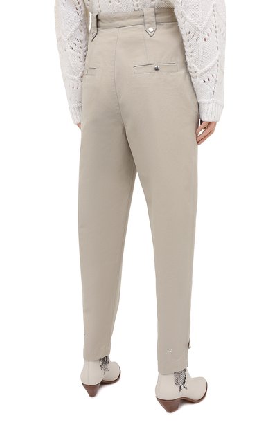 Хлопковые брюки ISABEL MARANT ETOILE, арт. PA1708-20A030E/PULCIE, фото 4