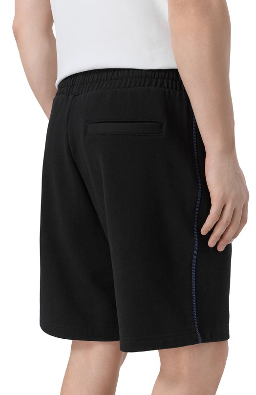 Хлопковые шорты HUGO Blue 50553499 Чёрный  50553499 Фото 4