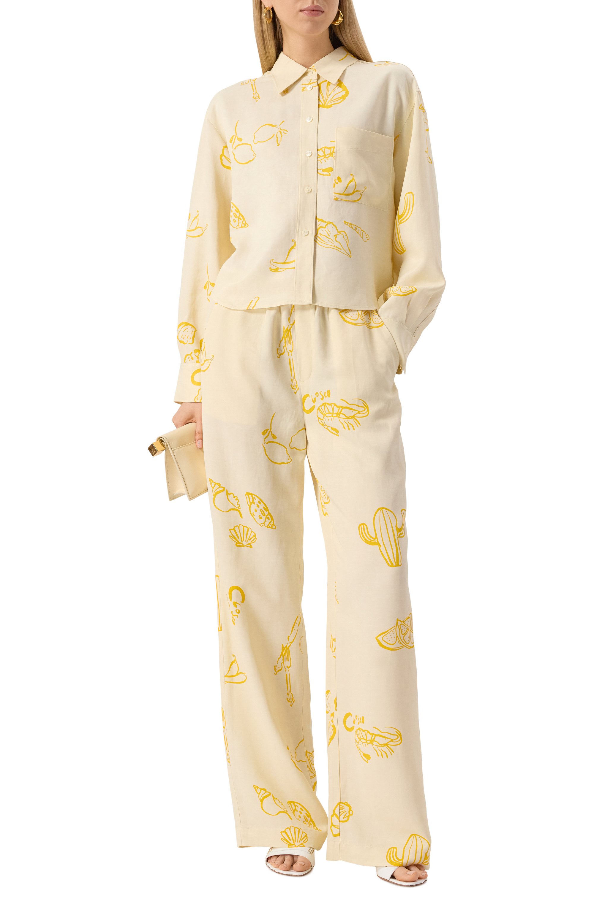 Рубашка из вискозы и льна CLOSED, арт. C94242-26D-P1, фото 2