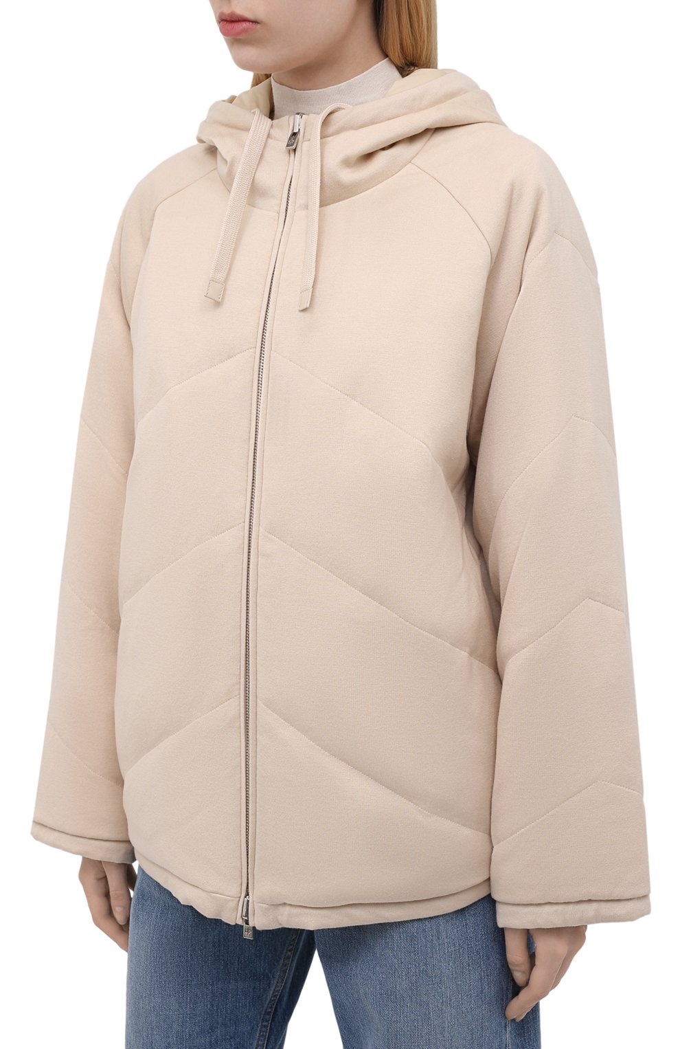 Пуховая куртка LORO PIANA бежевого цвета по цене 359500 руб., арт. FAL7250, фото 3 Пуховая куртка LORO PIANA, арт. FAL7250, фото 3