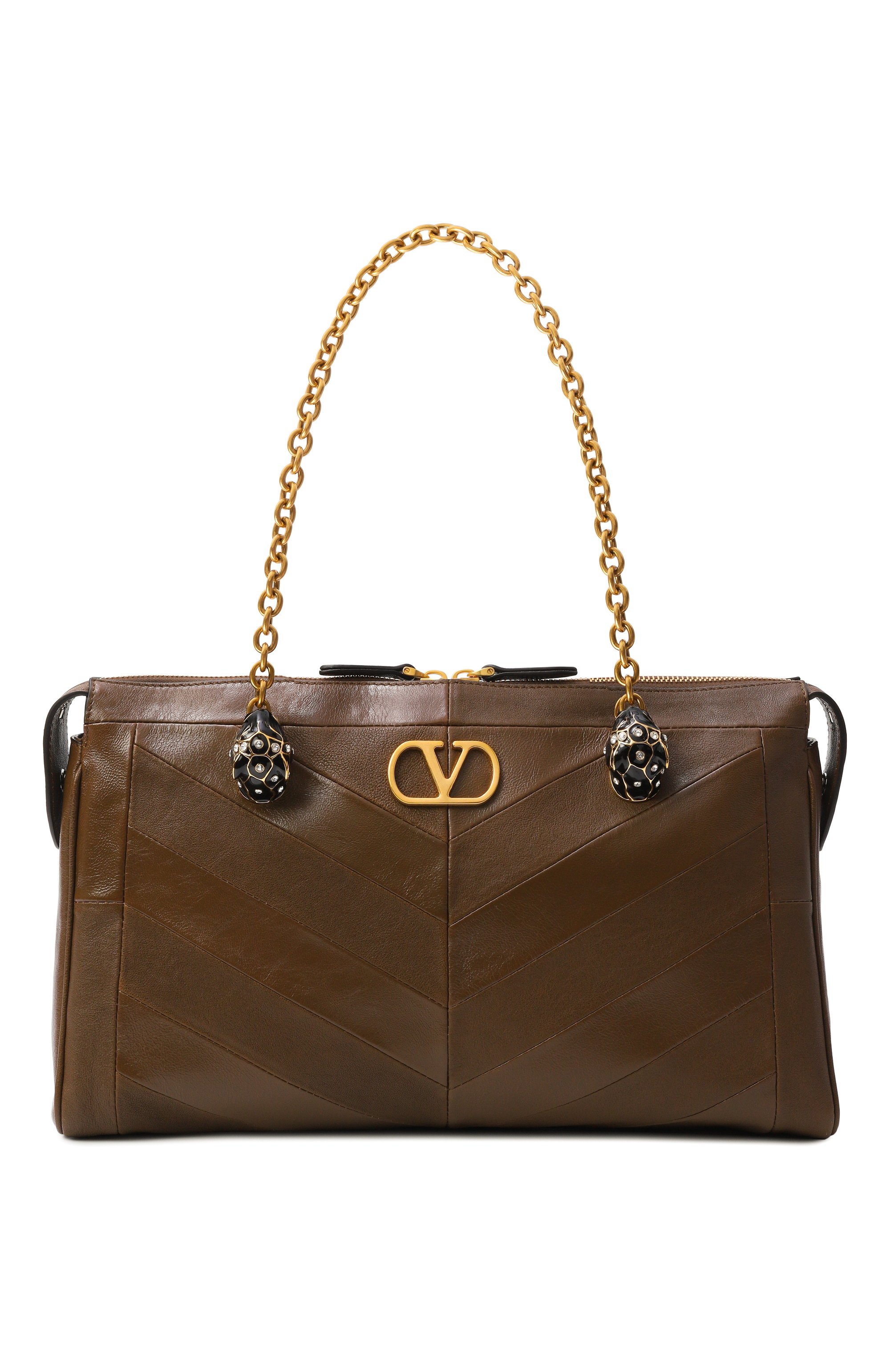 Сумка panthea medium VALENTINO коричневого цвета по цене 379500 руб., арт. 8W2B0S70/UYF, фото 1 Сумка panthea medium VALENTINO, арт. 8W2B0S70/UYF, фото 1