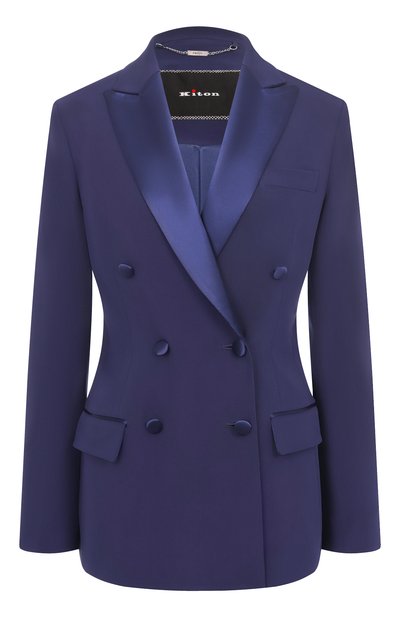 Женский шелковый жакет KITON, арт. D54515K0977A30