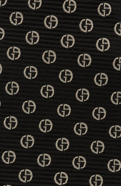 Шелковый галстук GIORGIO ARMANI черного цвета по цене 16600 руб., арт. 360054/1A909, фото 3 Шелковый галстук GIORGIO ARMANI, арт. 360054/1A909, фото 3