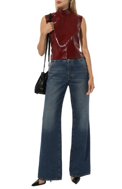 Топ из экокожи MSGM, арт. 3742MDT01/247800, фото 2