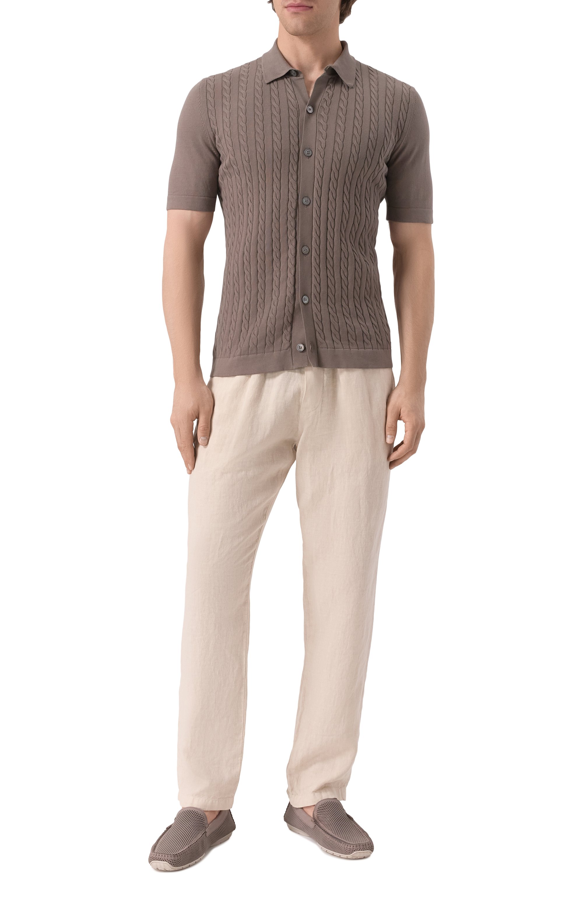 Хлопковая рубашка GRAN SASSO, арт. 57173/18167, фото 2