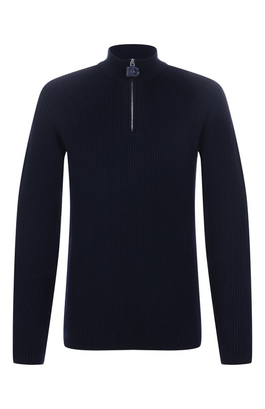 Шерстяной джемпер Dolce & Gabbana GXW45T/JCVWY Синий GXW45T/JCVWY