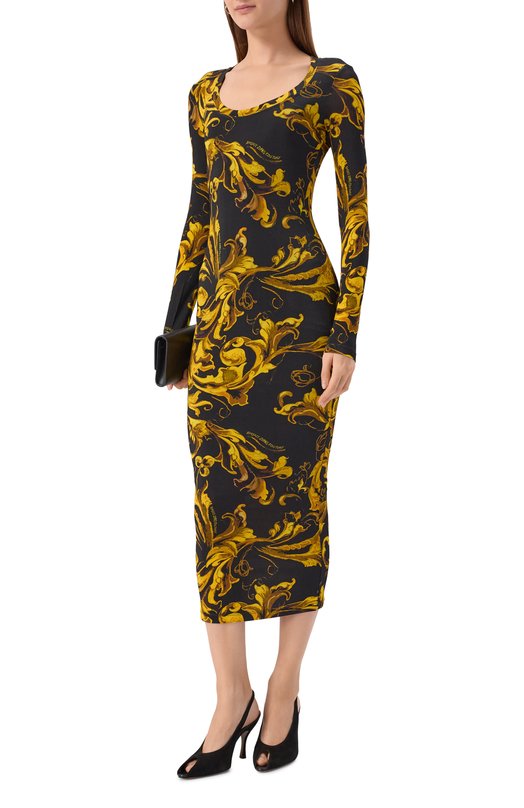 Платье из вискозы Versace Jeans Couture 79HA0920/JS500 Разноцветный  79HA0920/JS500 Фото 2