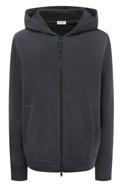 Женский хлопковая толстовка BRUNELLO CUCINELLI, арт. MH827B1190