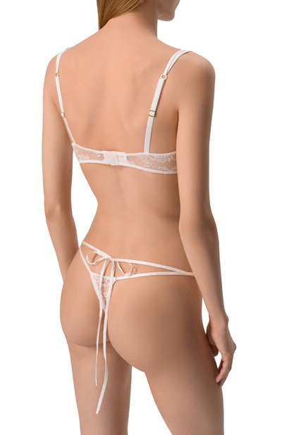 Трусы-стринги KIKI DE MONTPARNASSE кремового цвета по цене 25750 руб., арт. C001PN054, фото 3 Трусы-стринги KIKI DE MONTPARNASSE, арт. C001PN054, фото 3