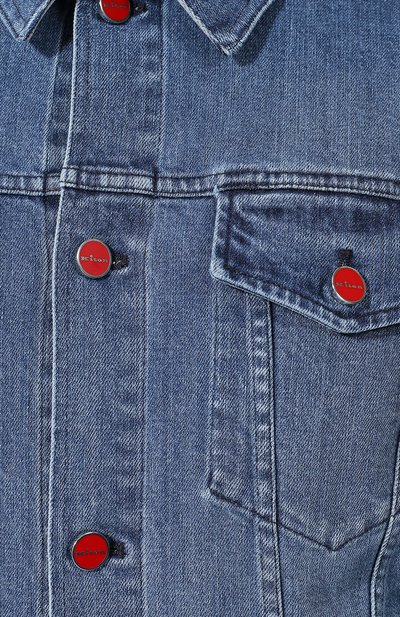 Джинсовая куртка KITON, арт. UW0506J07R52, фото 5