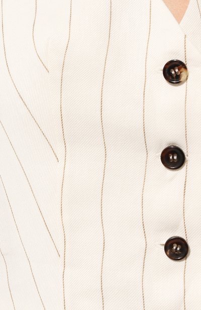 Жилет NOBLE&BRULEE хаки цвета по цене 45000 руб., арт. NB42/040321/20, фото 5 Жилет NOBLE&BRULEE, арт. NB42/040321/20, фото 5