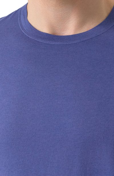 Футболка из хлопка и кашемира KITON, арт. UMK063003, фото 5