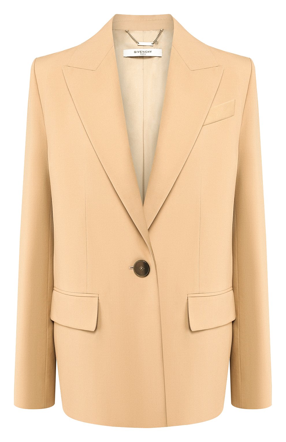 Шерстяной жакет GIVENCHY бежевого цвета по цене 146000 руб., арт. BW306Y11F7, фото 1 Шерстяной жакет GIVENCHY, арт. BW306Y11F7, фото 1